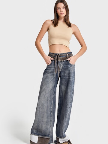 IT'S BASIC Wide leg Jeans 'Palazzo High Rise Jeans' in Blue