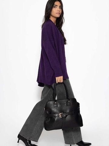 SASSYCLASSY Oversizestrickjacke‌‌‌‌ in Lila