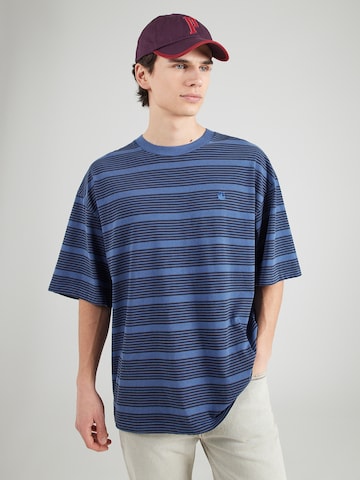 zils Carhartt WIP T-Krekls: no priekšpuses