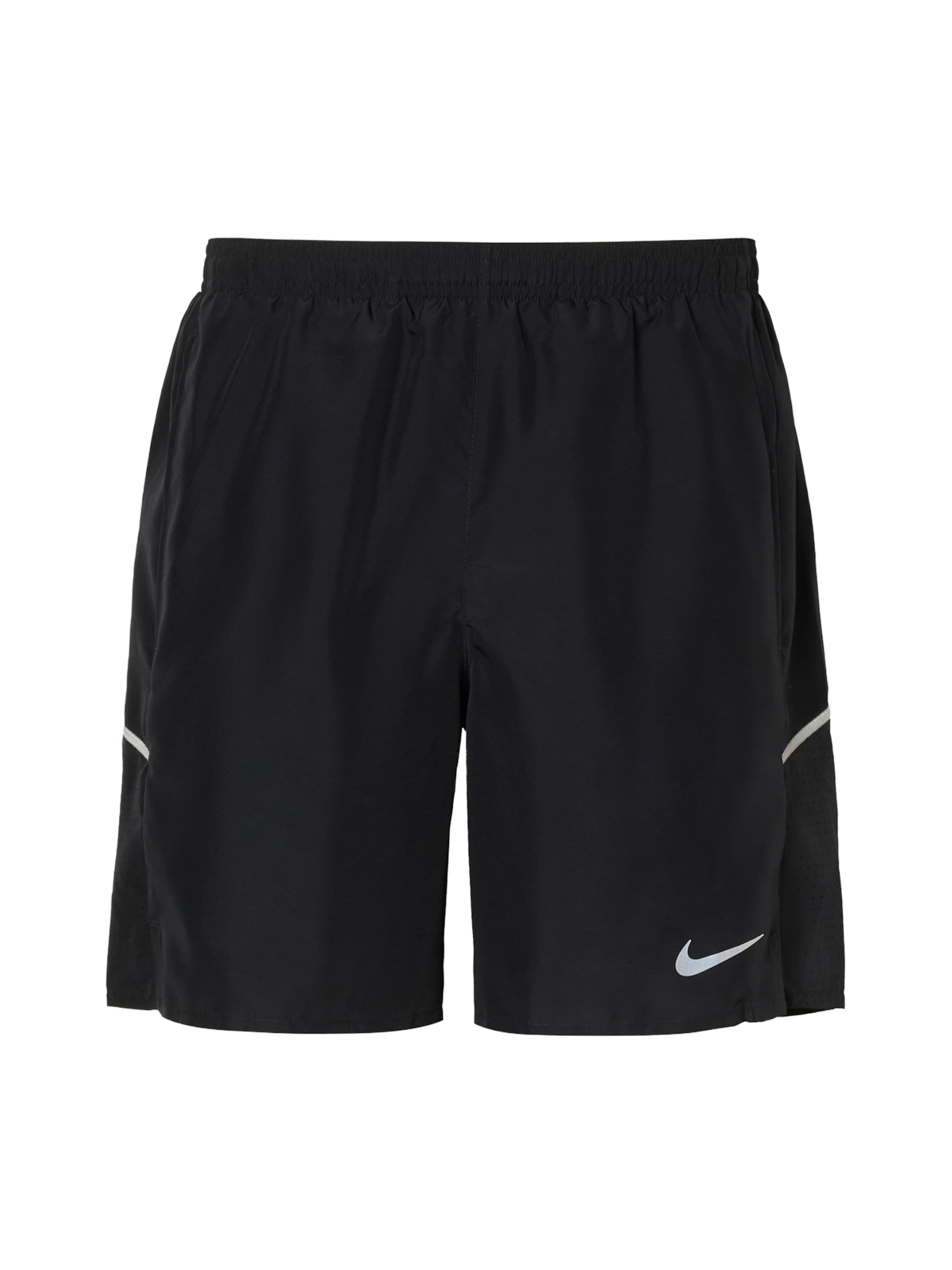 NIKE Regular Sportshorts 'MILER' in Schwarz: Vorderseite