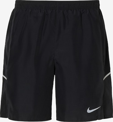 NIKE Regular Urheiluhousut 'MILER' värissä musta: etupuoli