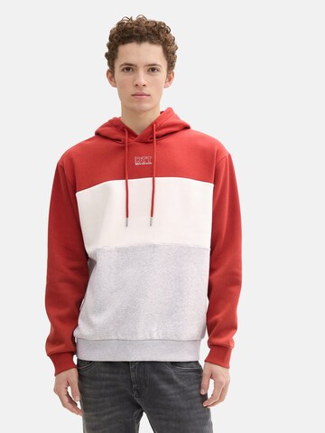 TOM TAILOR DENIM Sweatshirt in Rot: Vorderseite