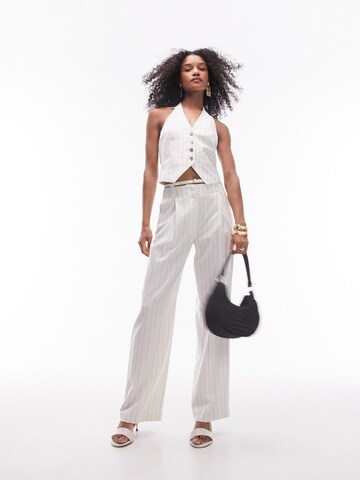 TOPSHOP - Loosefit Pantalón de pinzas en beige