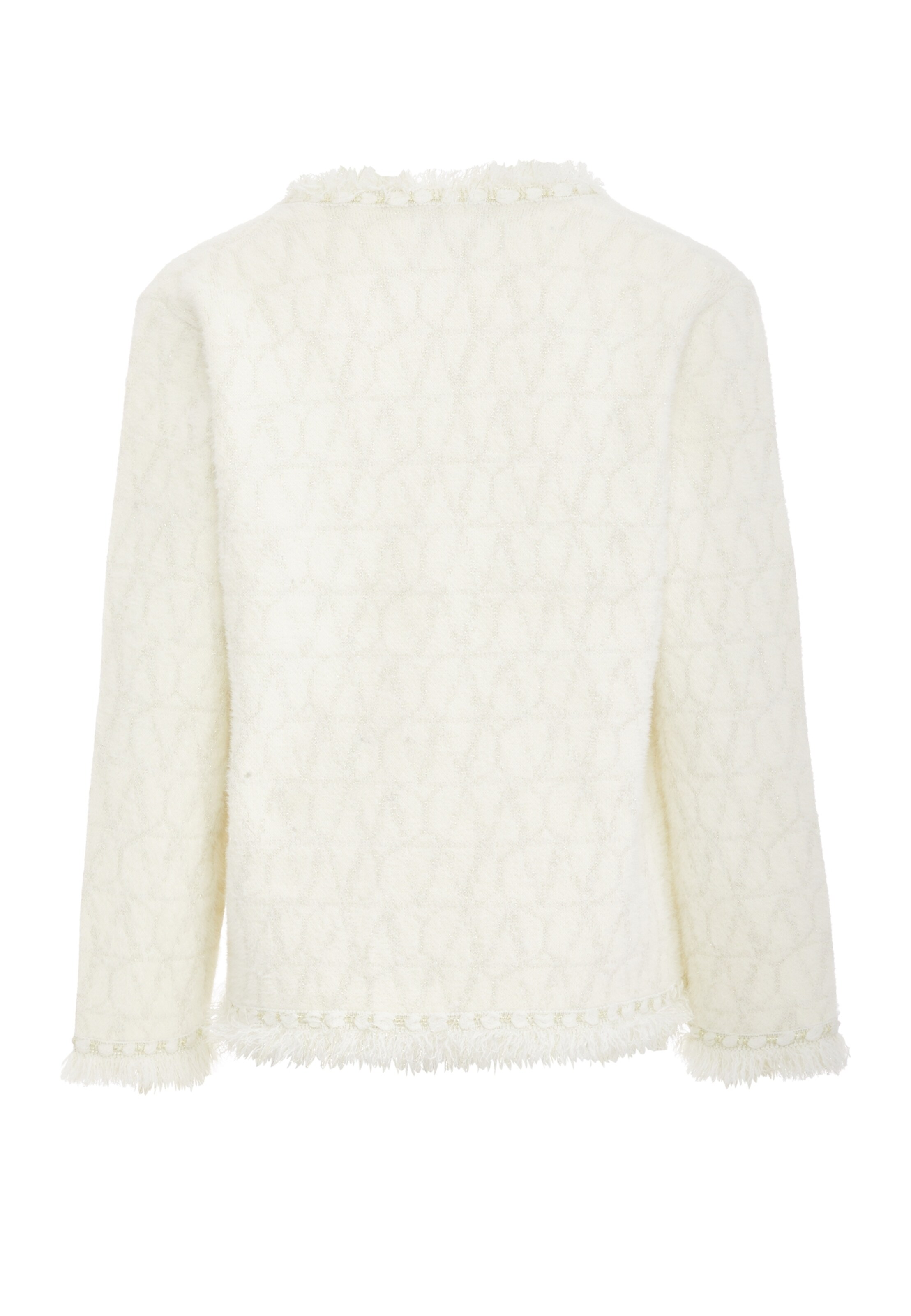 YASANNA Strickjacke in Weiß