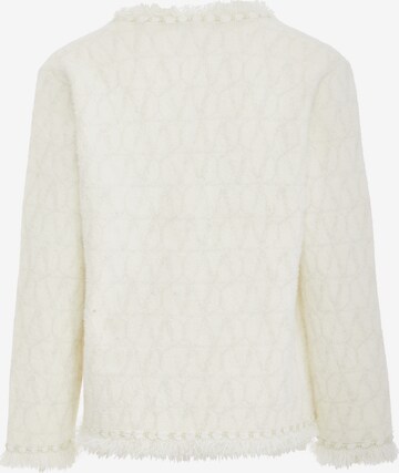 YASANNA Knit Cardigan in White