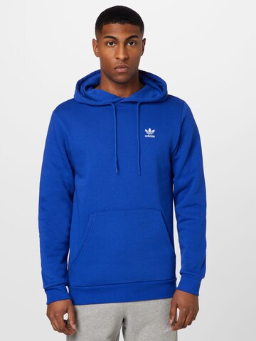 ADIDAS ORIGINALS Sweatshirt 'Trefoil Essentials' in Blau: predná strana