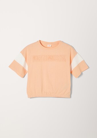 s.Oliver قميص بلون برتقالي: الأمام