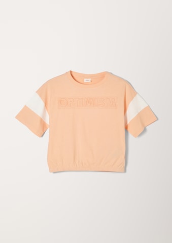 T-Shirt s.Oliver en orange : devant