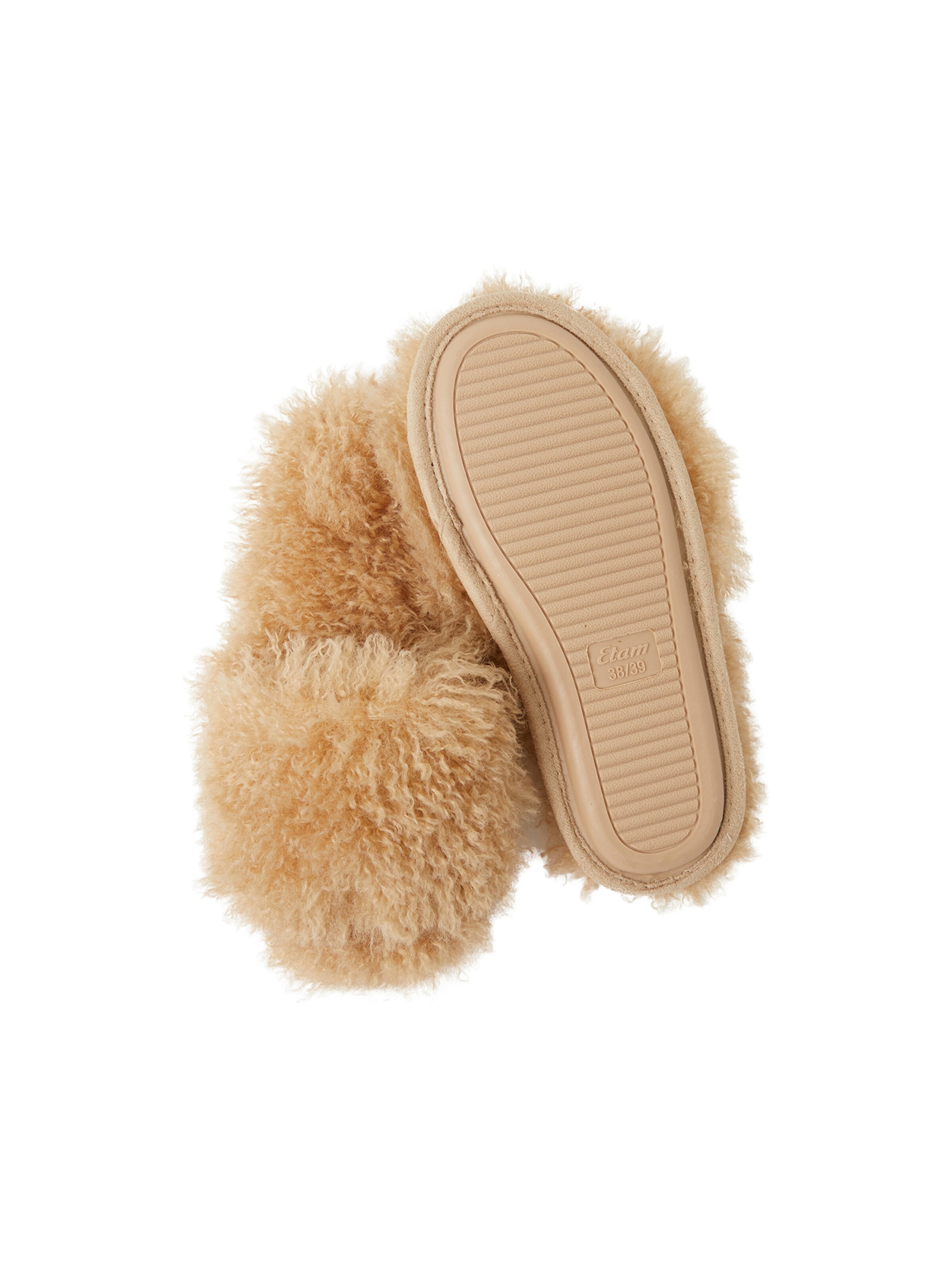 ETAM Slippers 'Wand' in Beige