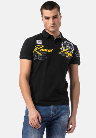 CIPO & BAXX Poloshirt in Schwarz