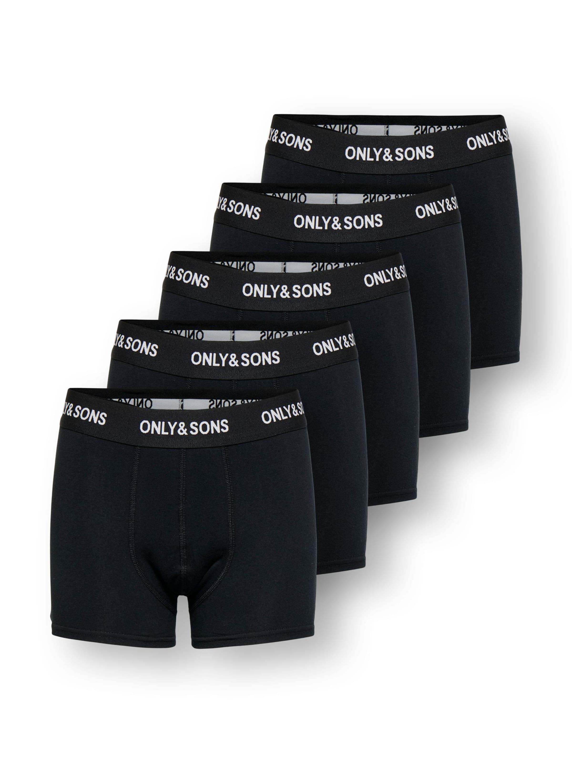 Sous-vêtements 'OSJFITZ' Only & Sons Junior en noir : devant