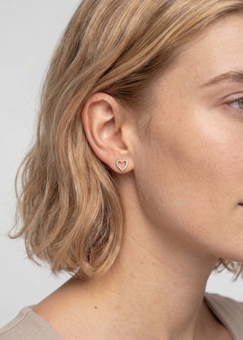 PURELEI - Brincos 'Hearts Of Love' em ouro