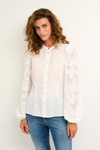 CULTURE Bluse 'Jasmine' i hvid: forside