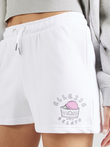 ELLESSE Regular Sports trousers 'Cerchi' in White