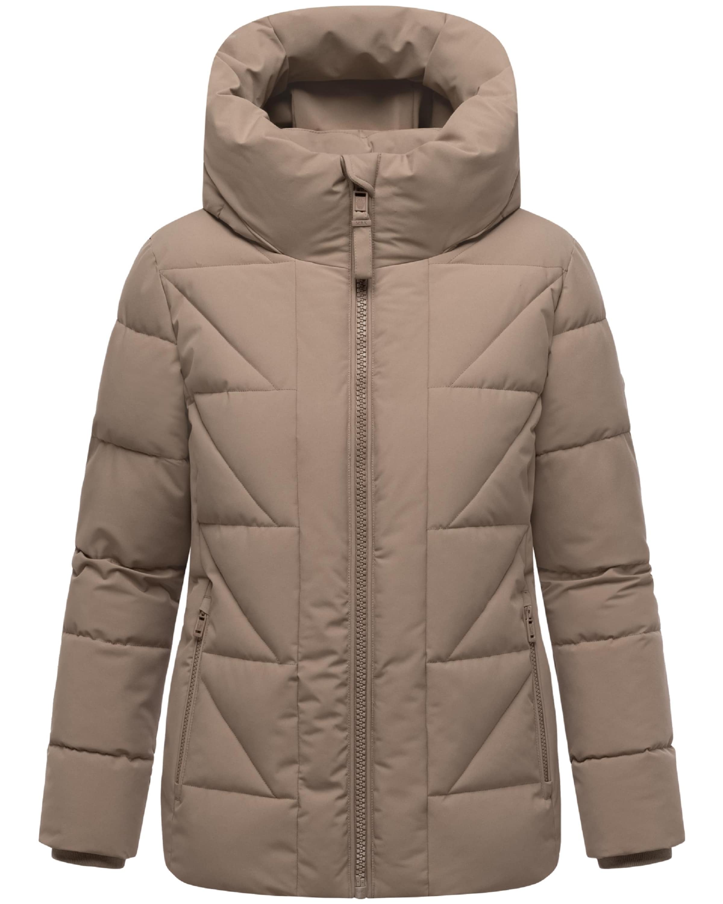 Giacca invernale 'Kuschelnasee 16' di MARIKOO in marrone: frontale