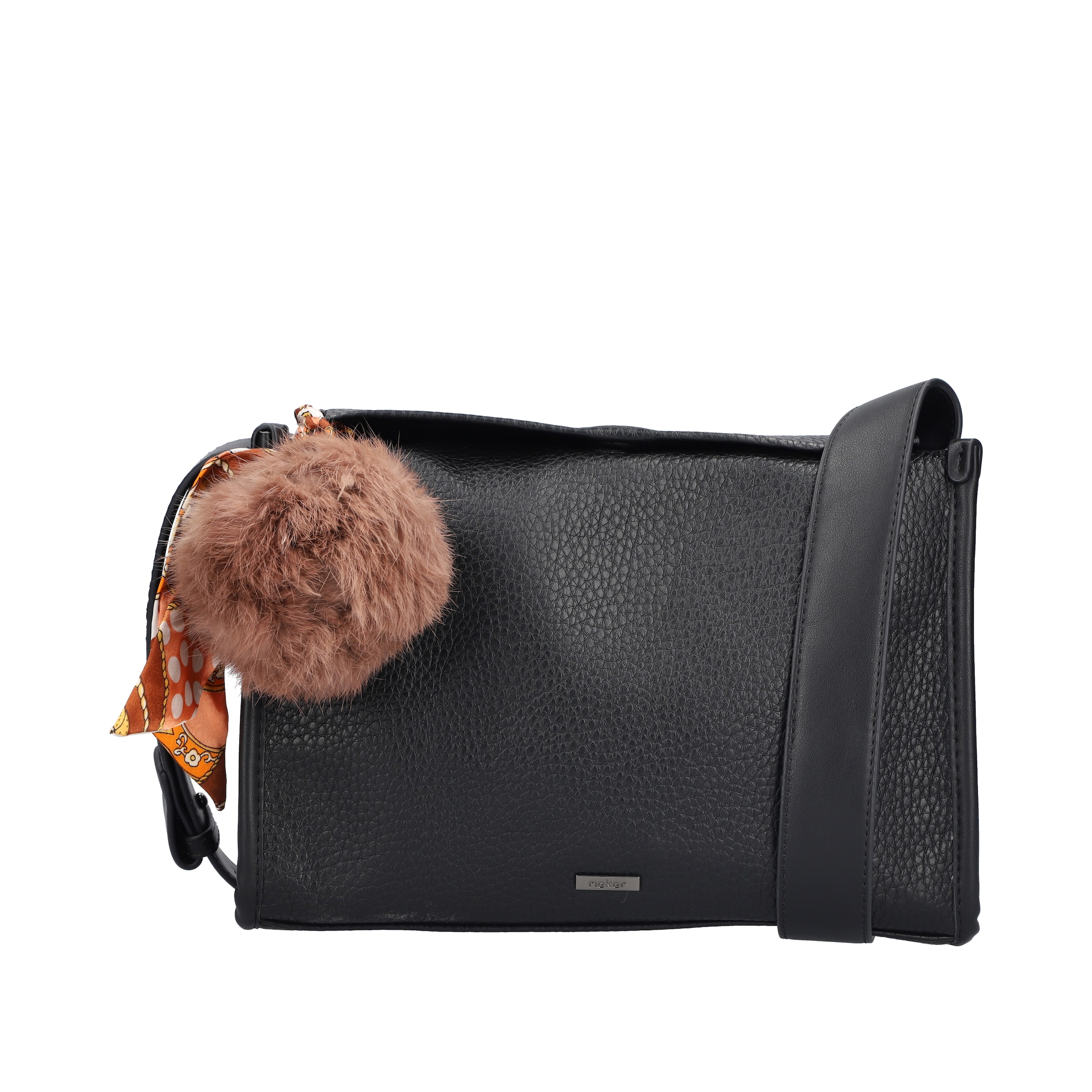 Rieker Crossbody Bag 'H1656' in Black: front