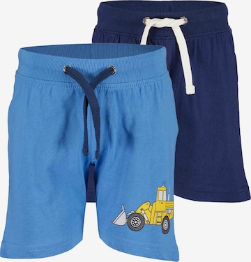 Regular Pantaloni de la BLUE SEVEN pe albastru: față