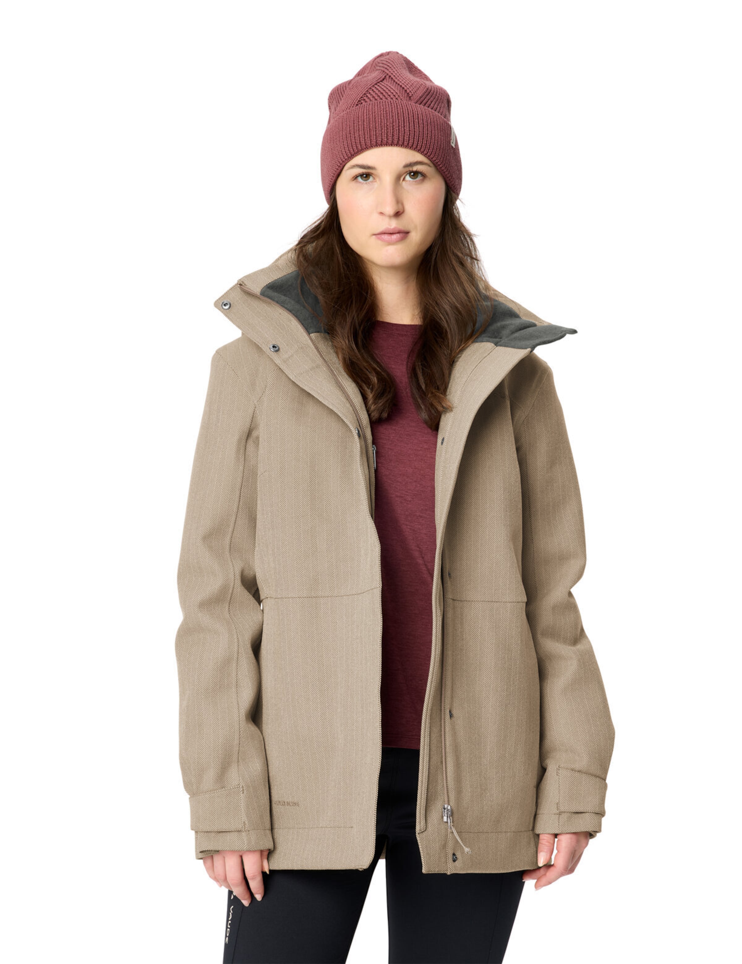 VAUDE Outdoorjacke 'Skomer' in Beige