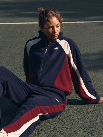 self. Wide Leg Hose in Blau