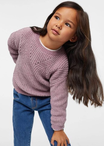 MANGO KIDS Sweater 'Linkib' in Purple