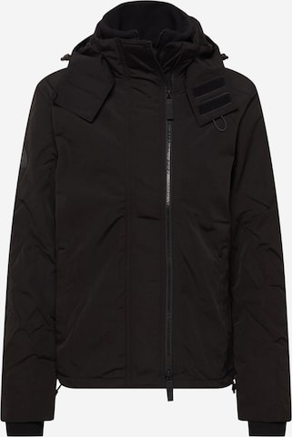 Superdry Performance Jacket in Black: front