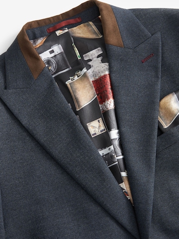 Next Slim Fit Sakko in Blau