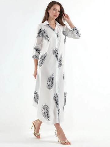 Abito camicia di MSN Collection in bianco