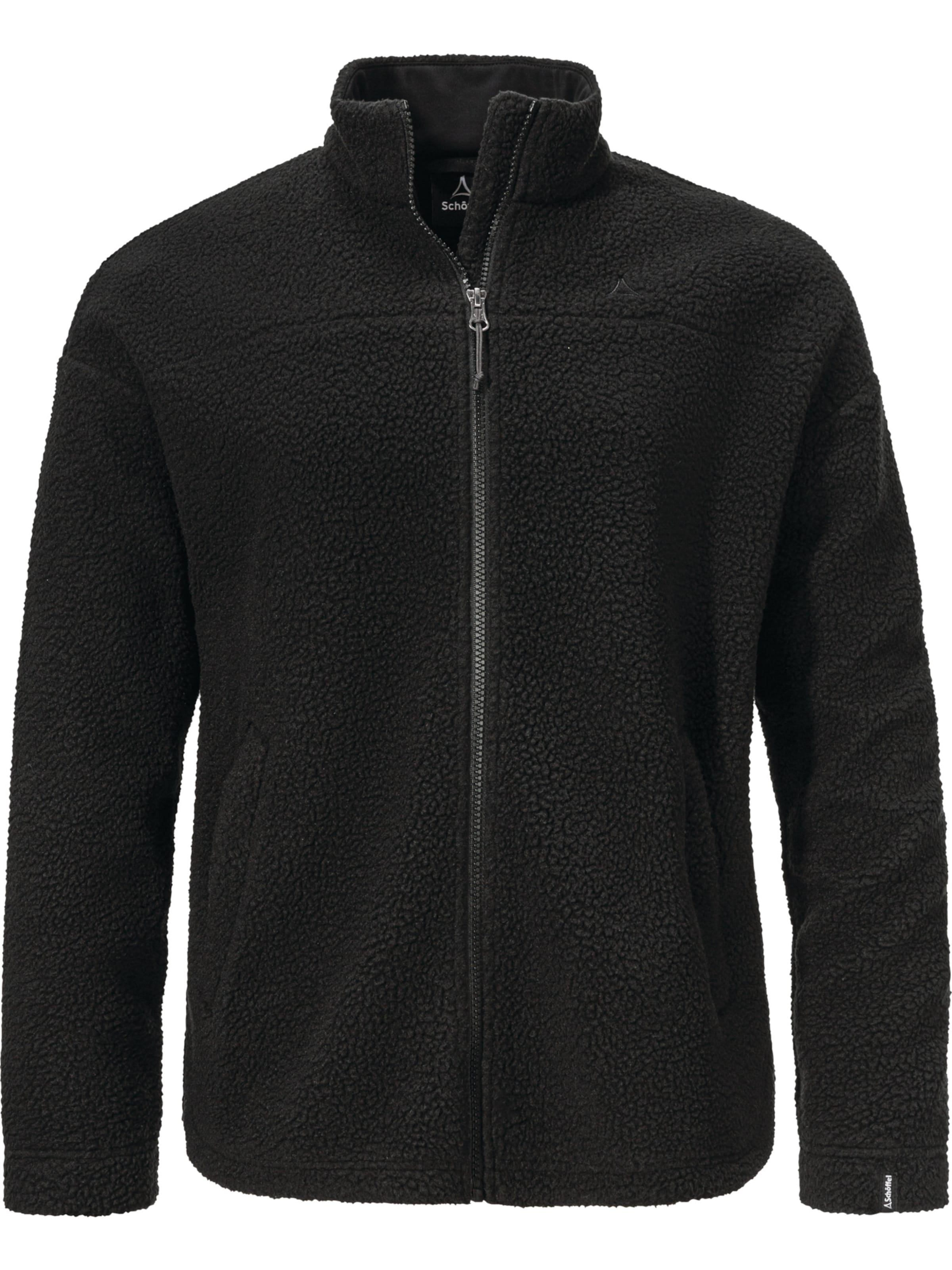 Schöffel Funktionsfleecejacke 'Purga' in Schwarz: Vorderseite