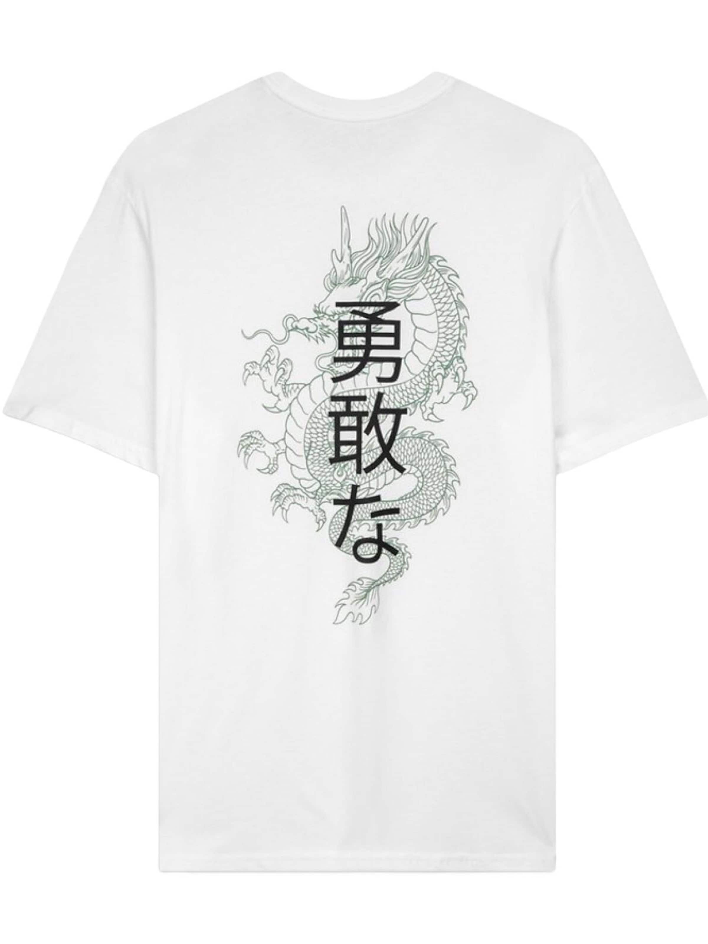 Maglietta 'LTB Jeans Herren T-Shirt mit japanischem Rückendruck' di LTB Jeans in bianco: frontale