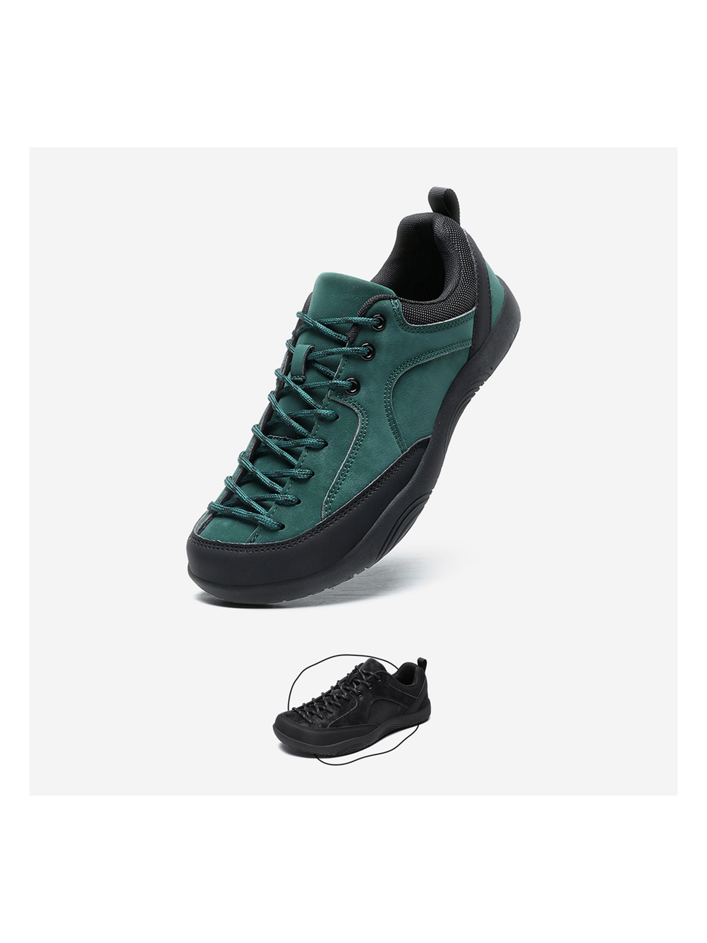 DOTALES Sneakers 'DOTALES - Lynx Barfußschuhe' in Green: front
