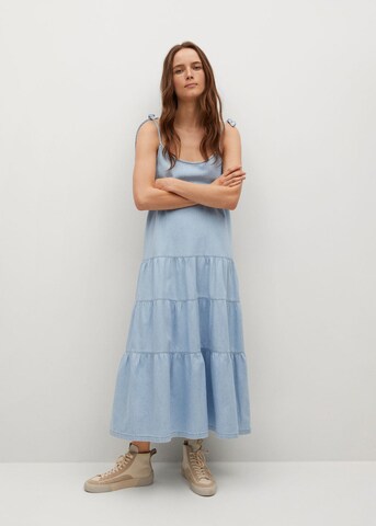 Robe 'dalia' MANGO en bleu : devant