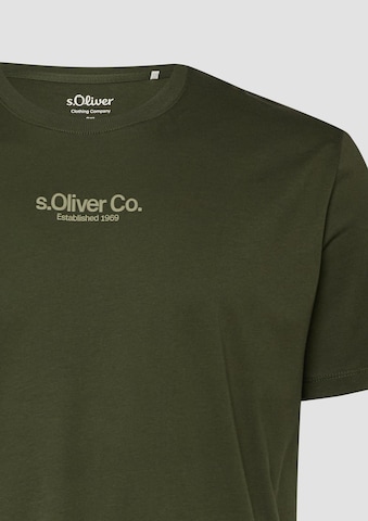 T-Shirt s.Oliver en vert