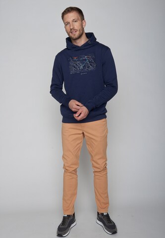 GREENBOMB Sweatshirt 'Bike Storm' in Blue