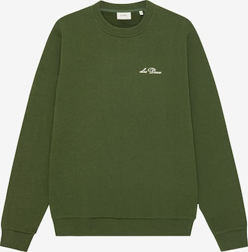 Les Deux Sweatshirt in Grün: Vorderseite