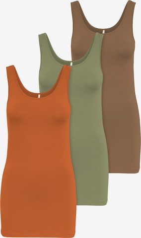 ONLY Top in Braun: Vorderseite