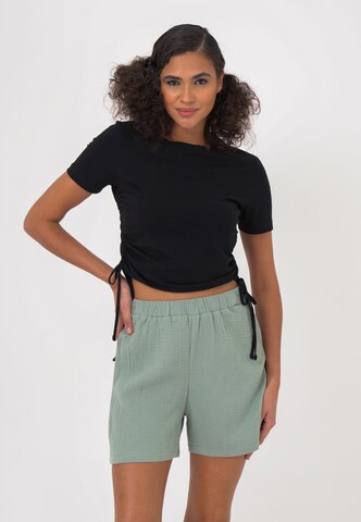 FRESHLIONS Regular Trousers in Green: front