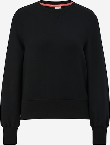 QS Sweatshirt i svart: forside