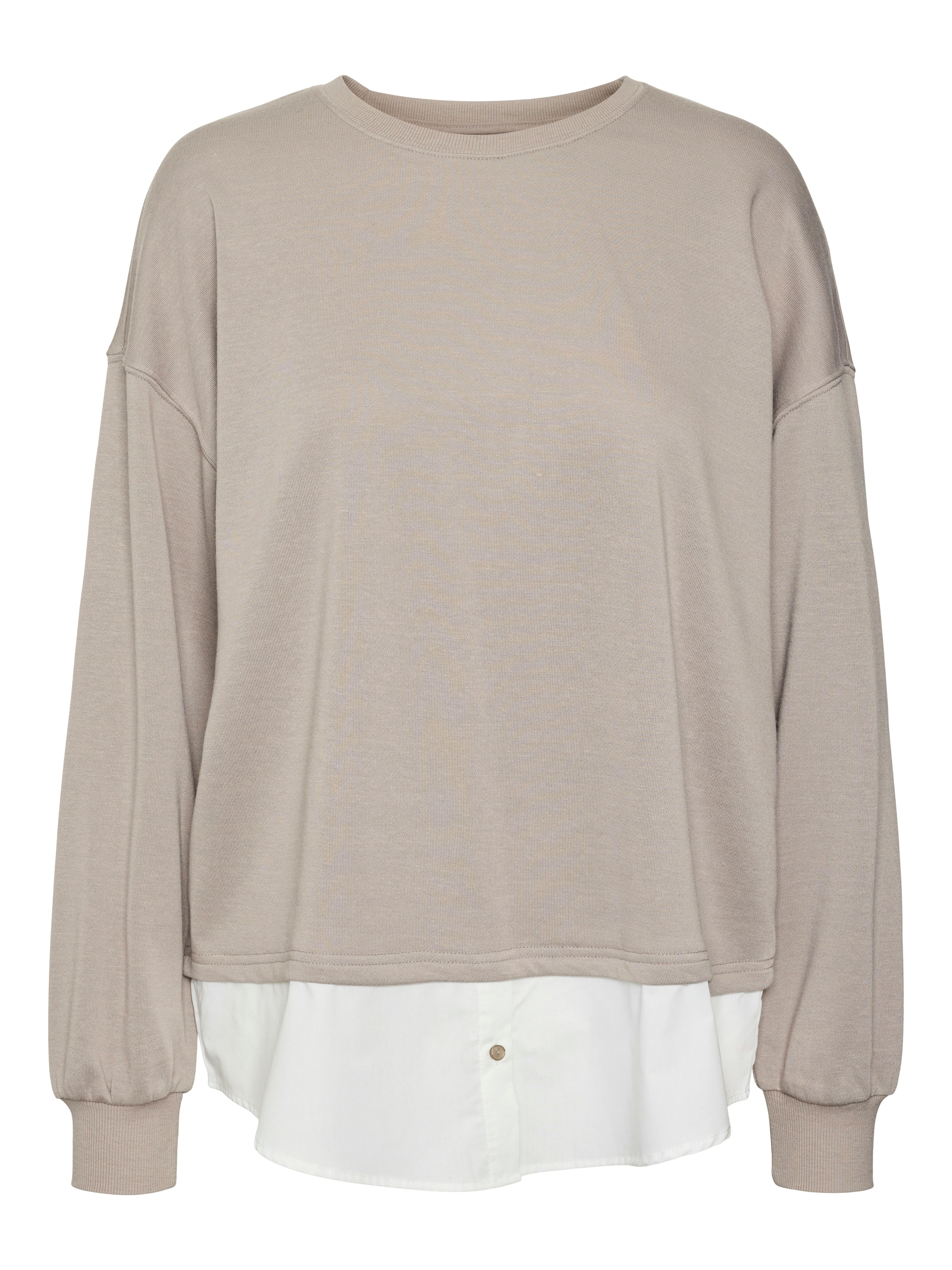 VERO MODA Sweatshirt 'VMYOYO' in Grey: front