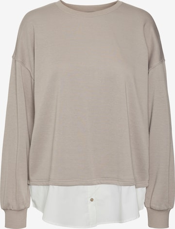 VERO MODA Sweatshirt 'VMYOYO' in Grijs: voorkant