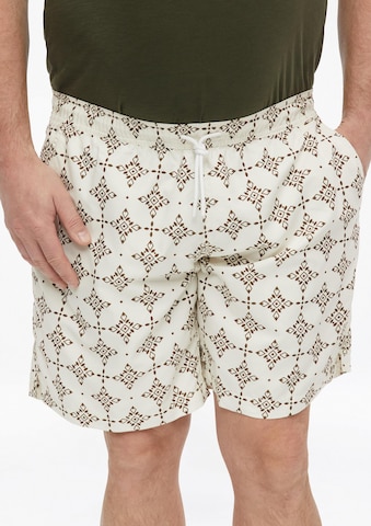 s.Oliver Men Big Sizes Badeshorts in Weiß