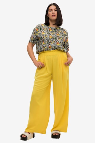 Wide Leg Pantalon Studio Untold en jaune