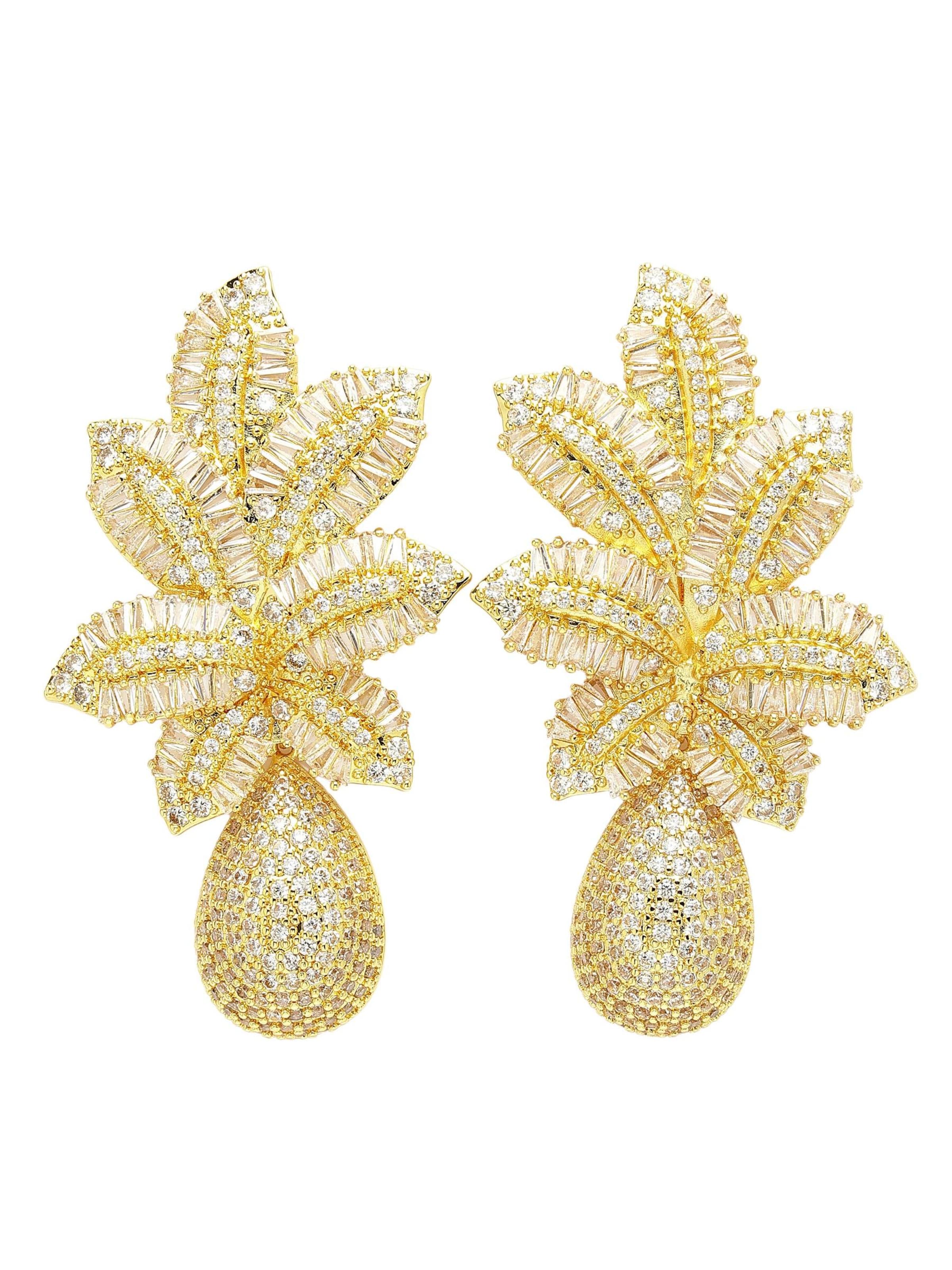 AVANT-GARDE PARIS Oorbellen 'Olgala' in Goud: voorkant