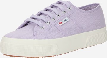 Baskets basses SUPERGA en violet : devant