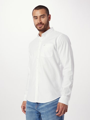 HOLLISTER Regular fit Button Up Shirt in White: front