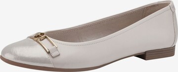 TAMARIS Ballerina in Beige: voorkant