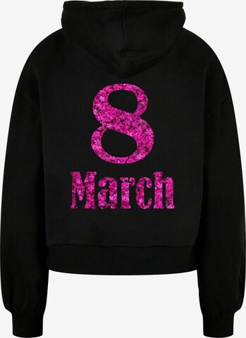 Merchcode Sweatshirt 'WD - 8 March' in Black