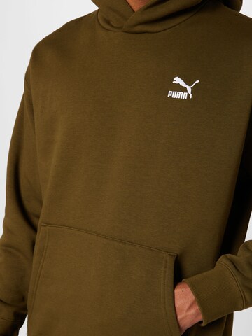 Sweat-shirt 'Classics' PUMA en vert