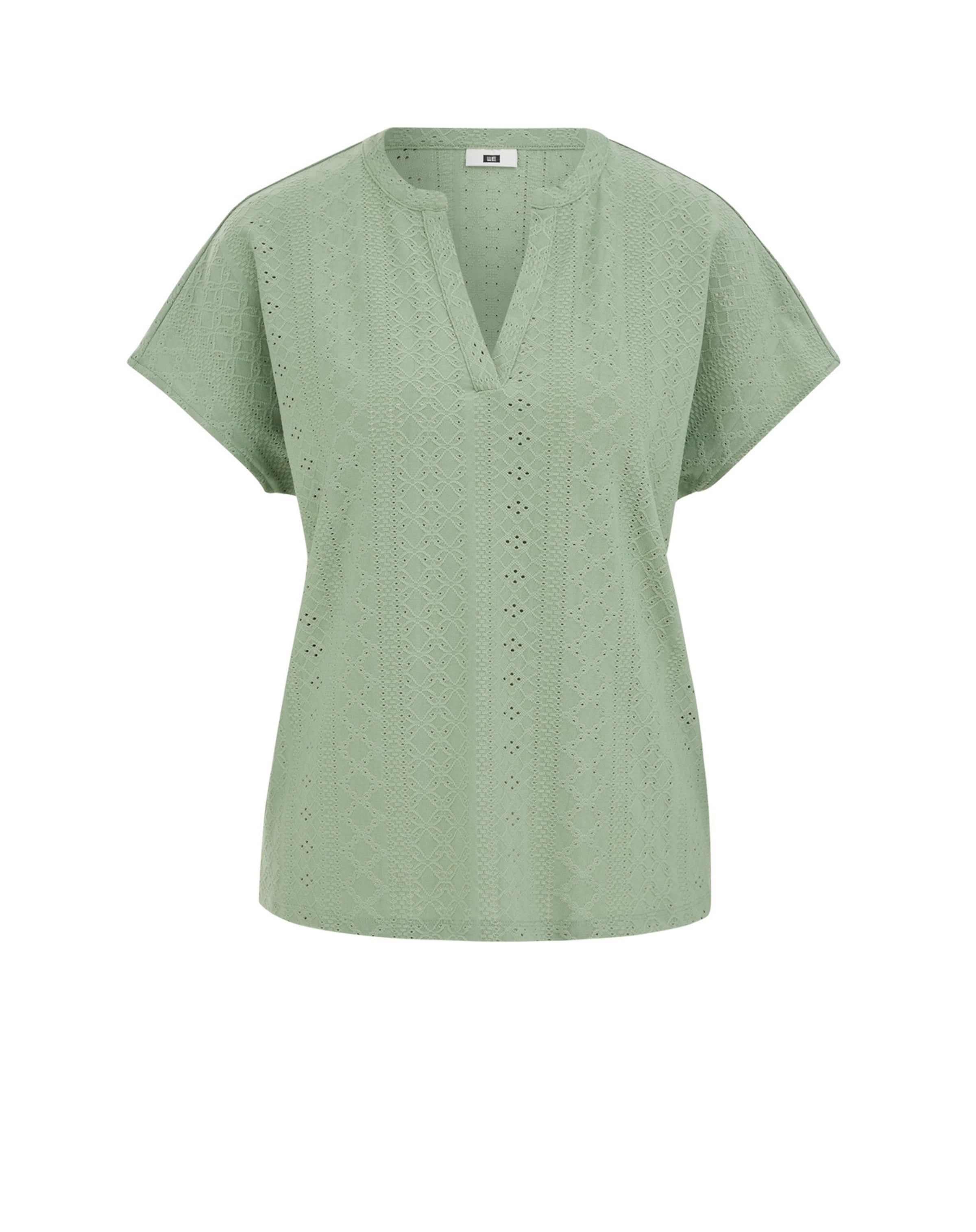 WE Fashion Shirt in Green: front
