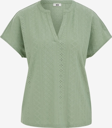 Tricou de la WE Fashion pe verde: față