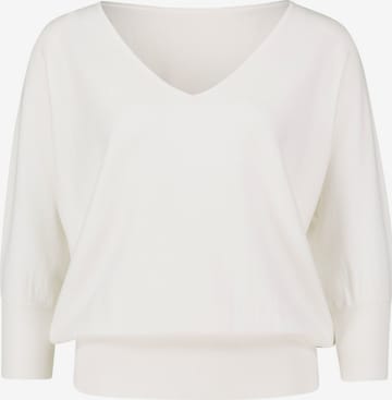 zero Sweater in White: front